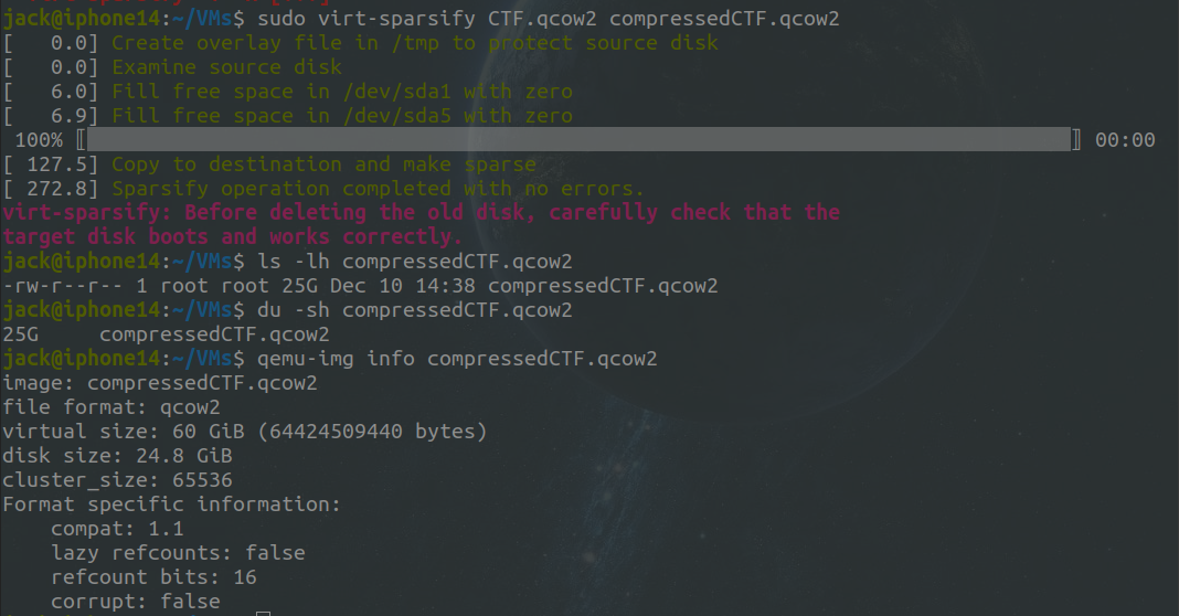 size-of-qcow2-image-after-compression