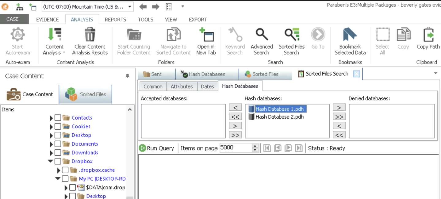 Hash Database