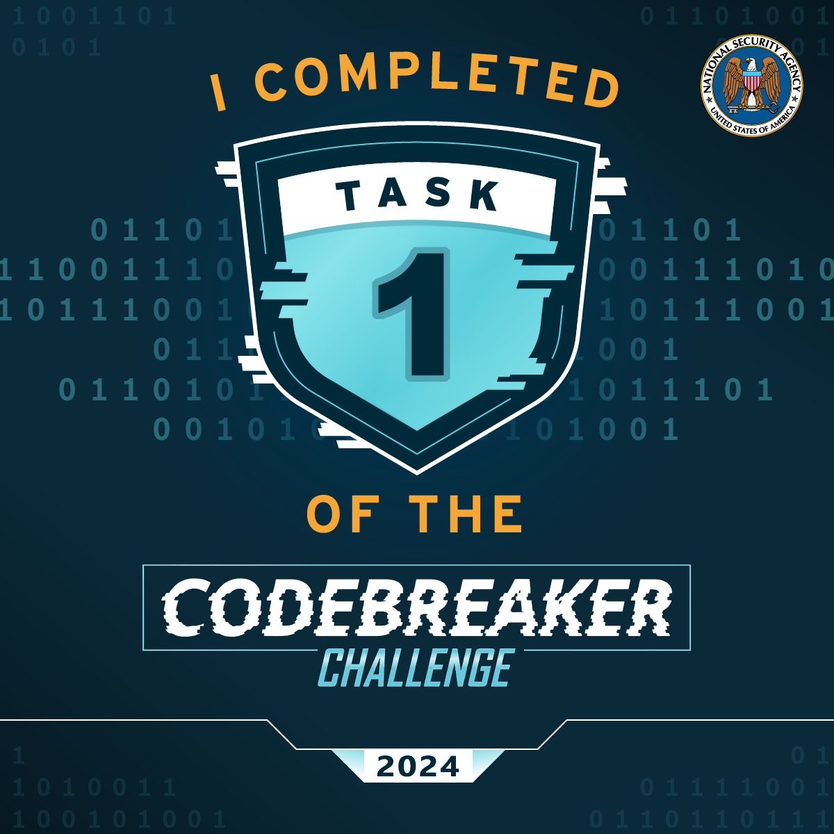 Task 1 Badge