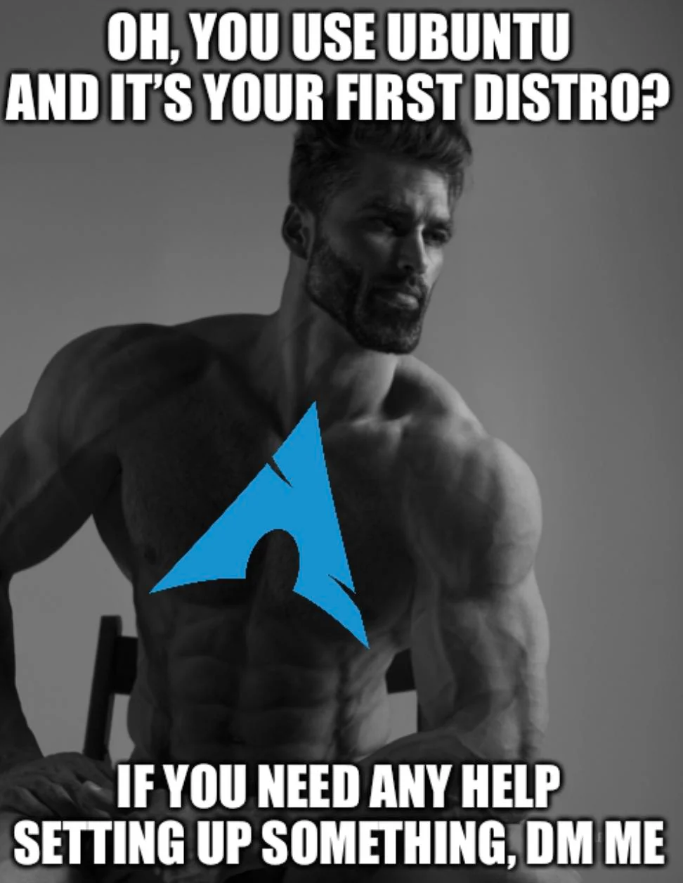 btw I use arch